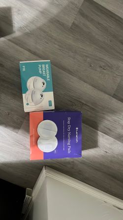 New breast pump sealed in box