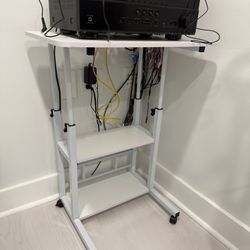 Desk Table With Wheels