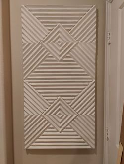 Geometric Pattern Art Piece