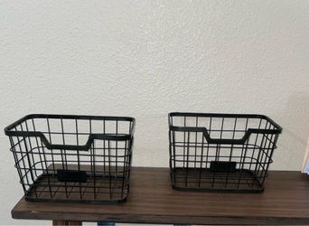 Storage Metal Baskets $8 for 2