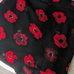 Kate Spade Popp Skirt Floral Size 12