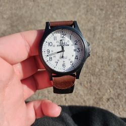 Time X Men's Leather Watch