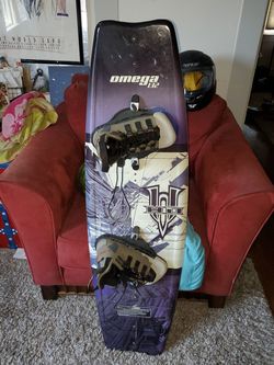 Hd wakeboard omega132 (busted boot! )