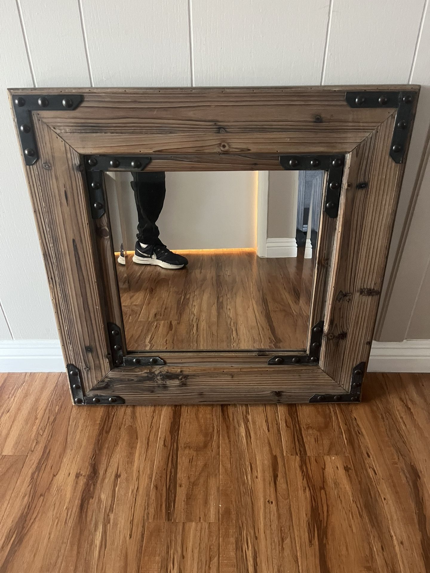 Nice Wood Framed Mirror. 