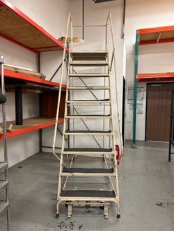 Cotterman rolling staircase