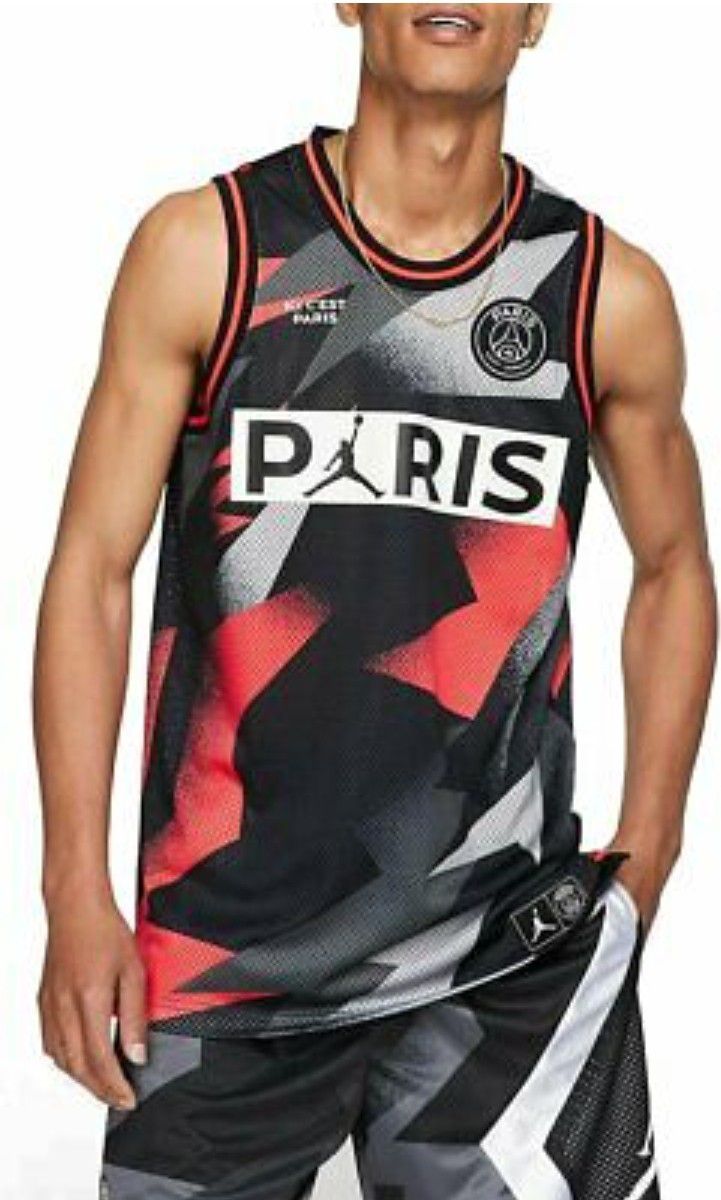 Jordan PSG Basketball Jersey Paris Saint Germain  Basketball jersey, Paris  saint-germain, Paris saint