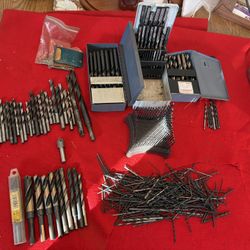 Large Lot Of Drill Bit Sets  