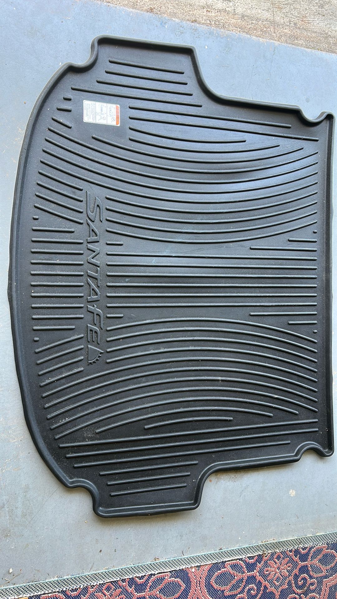 2017 Hyundai Sante Fe Cargo Mat