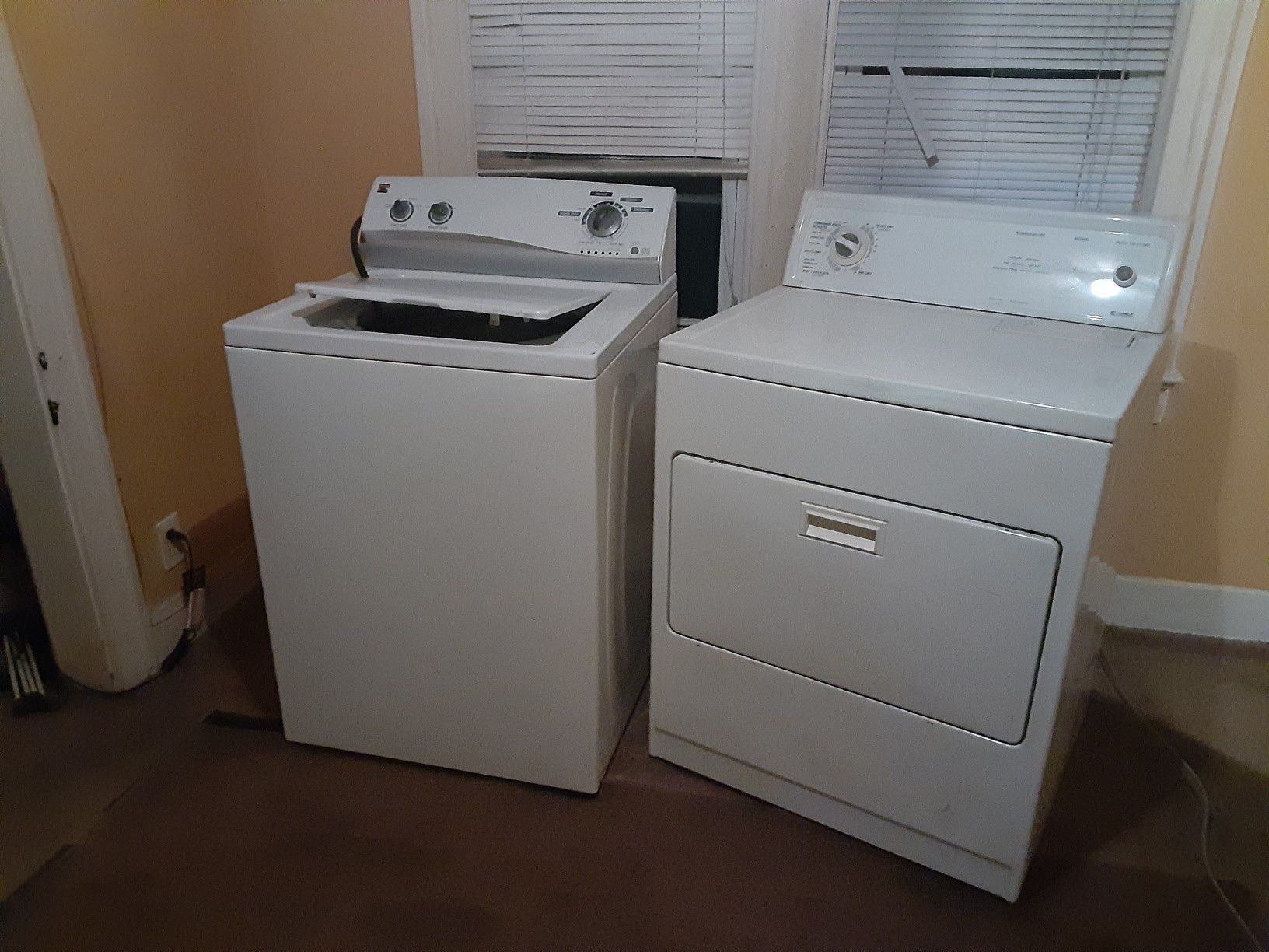 Kenmore washer and dryer
