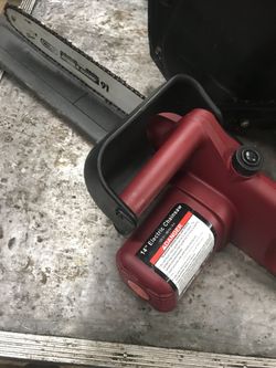 14” electric chainsaw