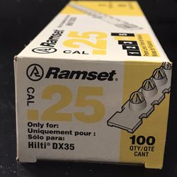 Ramset .25Caliber Loads 10/100 For HILTI DX35