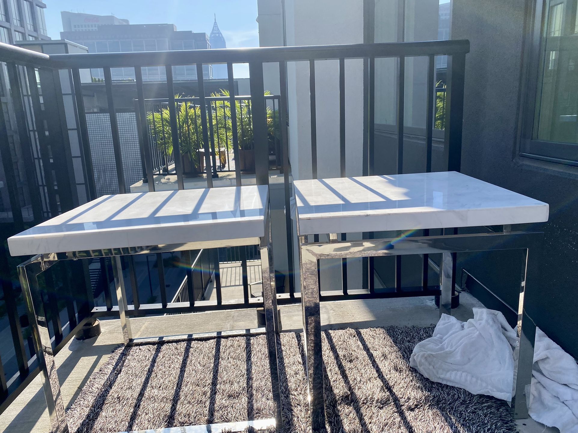 2 Side Marble Tables (Nerissa Side Tables) Rooms To Go
