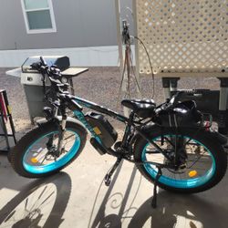 Electric Bike With 21 Speed Dual Disc Brakes New Battery