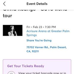 Olivia Rodrigo Guys Tour Acrisure Arena 