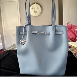 Michael Kors Light Blue Tote Bag