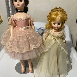 2 Madame Alexander Dolls Elise And Cinderella Both For $40