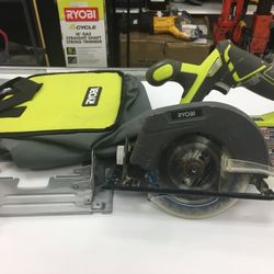 RYOBI 18-volt One+ Cordless 5-1/2” Circular Saw Bare Tool With Carry Bag 
