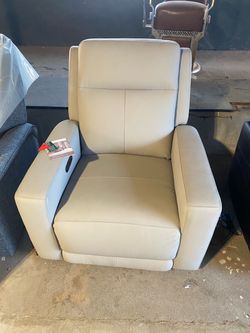 Leather Power Recliner Chair