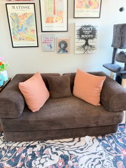 Corduroy Foldable Sofa Bed for Sale!