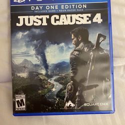 PS4- Just Cause 4: Day one edition .