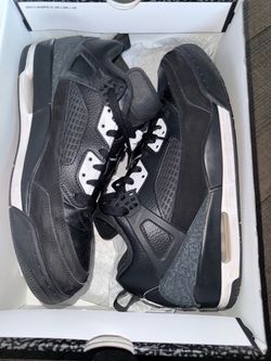 Air Jordan 4 Black spizike low