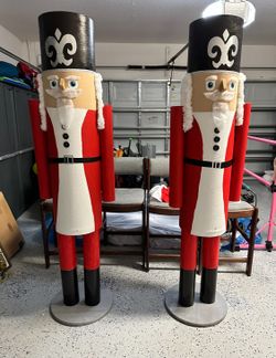 2 Handmade Nutcrackers For Sale $150 OBO