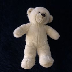 Build a Bear 14" Plush Teddy Bear Cream Stuffed Animal Toy 2010 Retired BABW