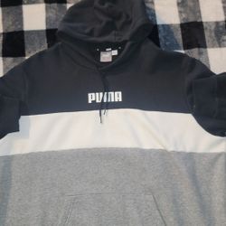 Mens PUMA Block Fleece Hoodie(only Worn Once) XL
