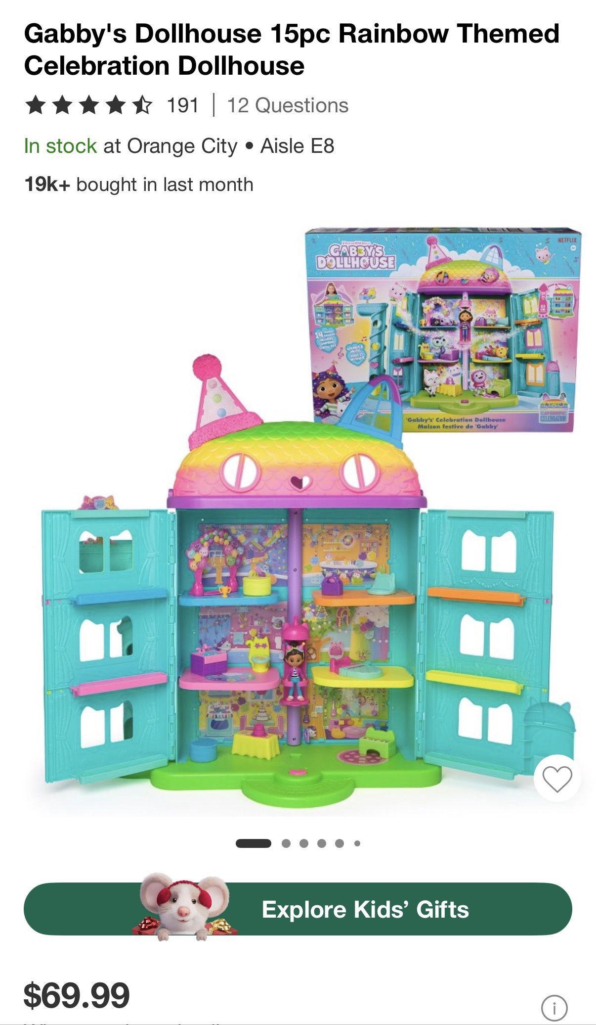 Hello Kitty And Friends Plush And Gaby Doll House