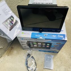 Brand new sound stream 2-din car stereo-apple car play - android auto- Bluetooth 