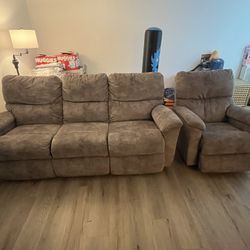 Couch And Recliner 