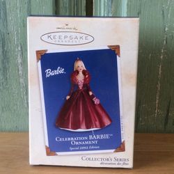 Hallmark Keepsake Ornament Celebration Barbie Special 2002 Edition