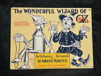 VTG Porcelain Wizard of Oz Sign