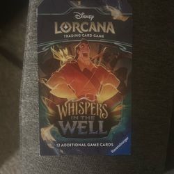 Disney Lorcana Whispers In The Well Trading Cards 