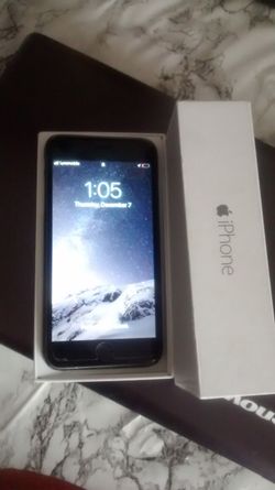 I phone 6 plus unlocked clean imei with original box and charger plus screen protector and 2 cover , 16 GB