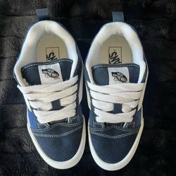 Vans Knu Skool men's navy blue/blue shoes 