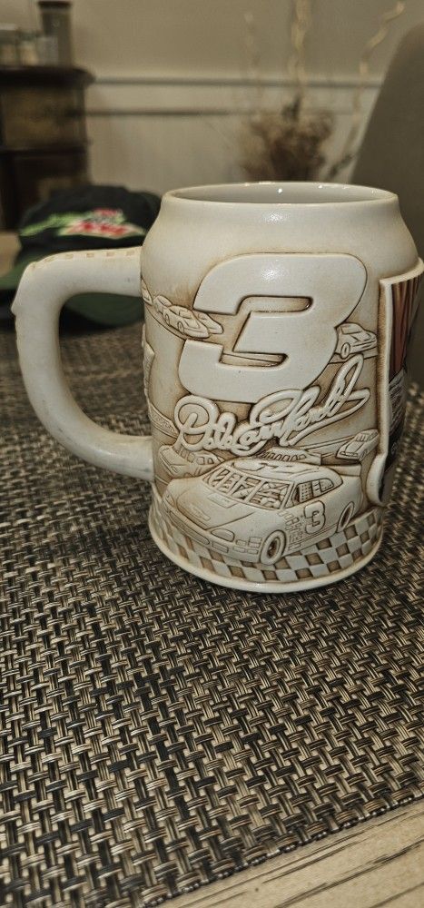 Dale Earnhardt #3 Nascar 3D Ceramic Collector Mug