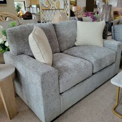 Oversize Grey Loveseat New