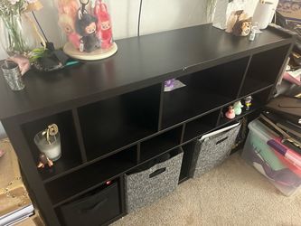 IKEA LAPPLAND black-brown TV storage unit,