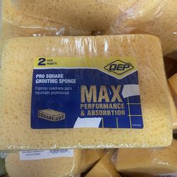QEP Pro Square Grouting Sponge 2 Pack