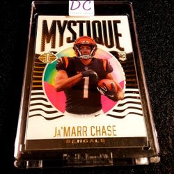 Ja'marr Chase 2021 Mystique Acetate Rookie Card Cincinnati Bengals 