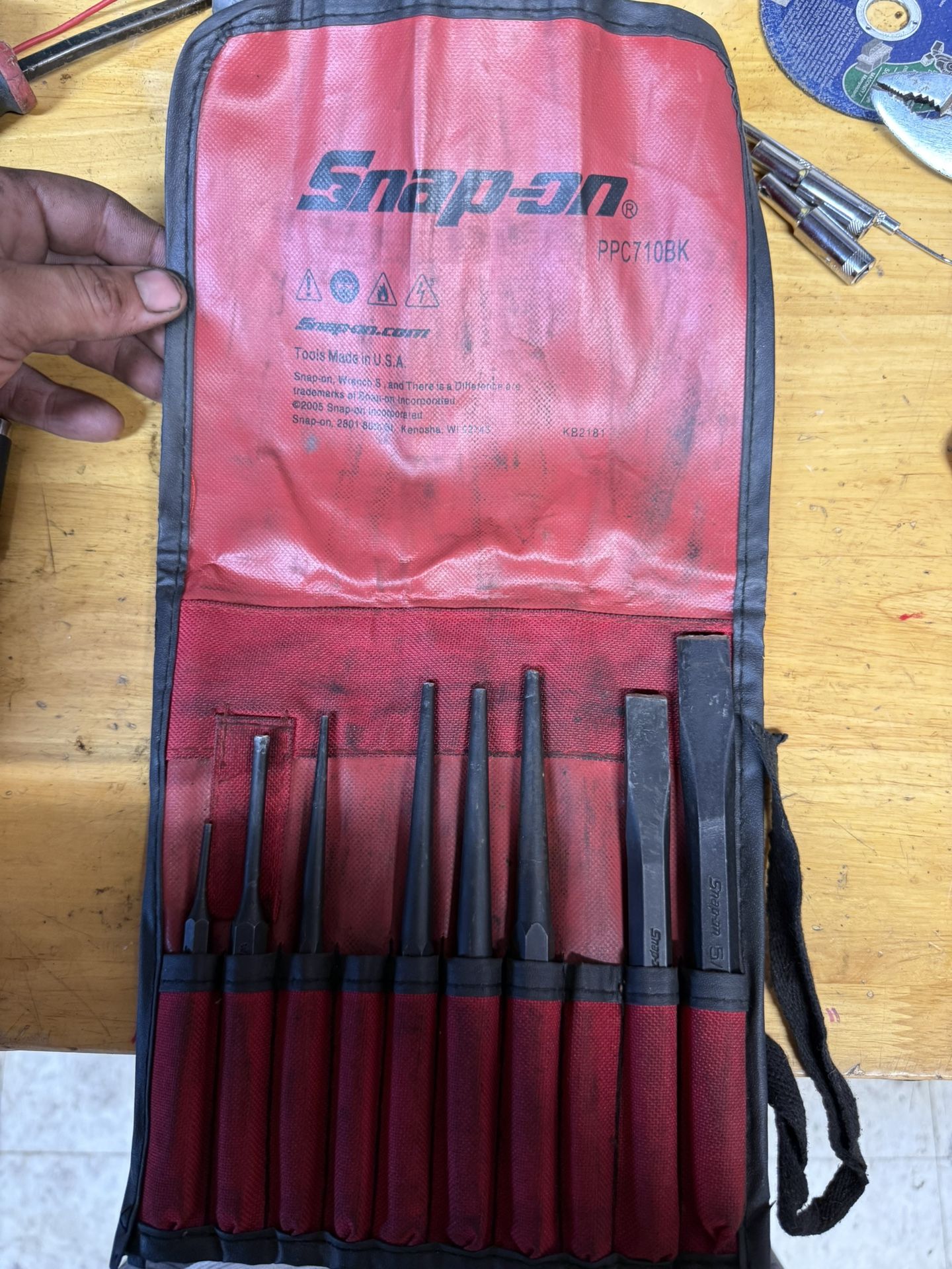 Snap On Punch Set