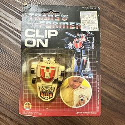 Factory Sealed Vintage Original 1984 Hasbro G1 Transformers Clip On Wheeljack Action Figure