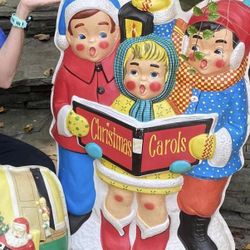 Christmas Caroler Blow Molds