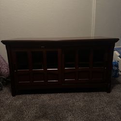 Wooden Entertainment Stand