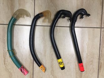Snorkels $6 each or $20 for all 4 of them.