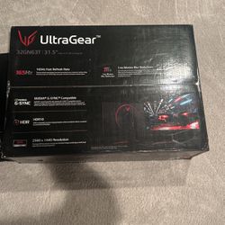 Used Ultra Gear 31.5” 165hz 1440p