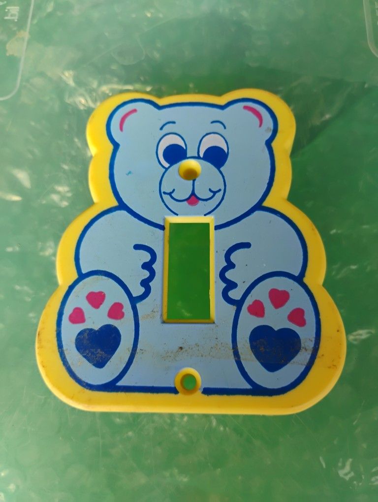 1980's Teddy Bear Light Switch