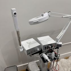 Facial skin care steamer microdermabration system / maquina de faciales multi usos