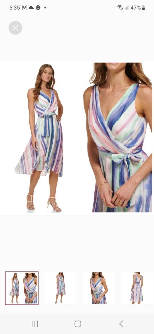 NWT Women's DKNY Dress Multicolor.never Worn